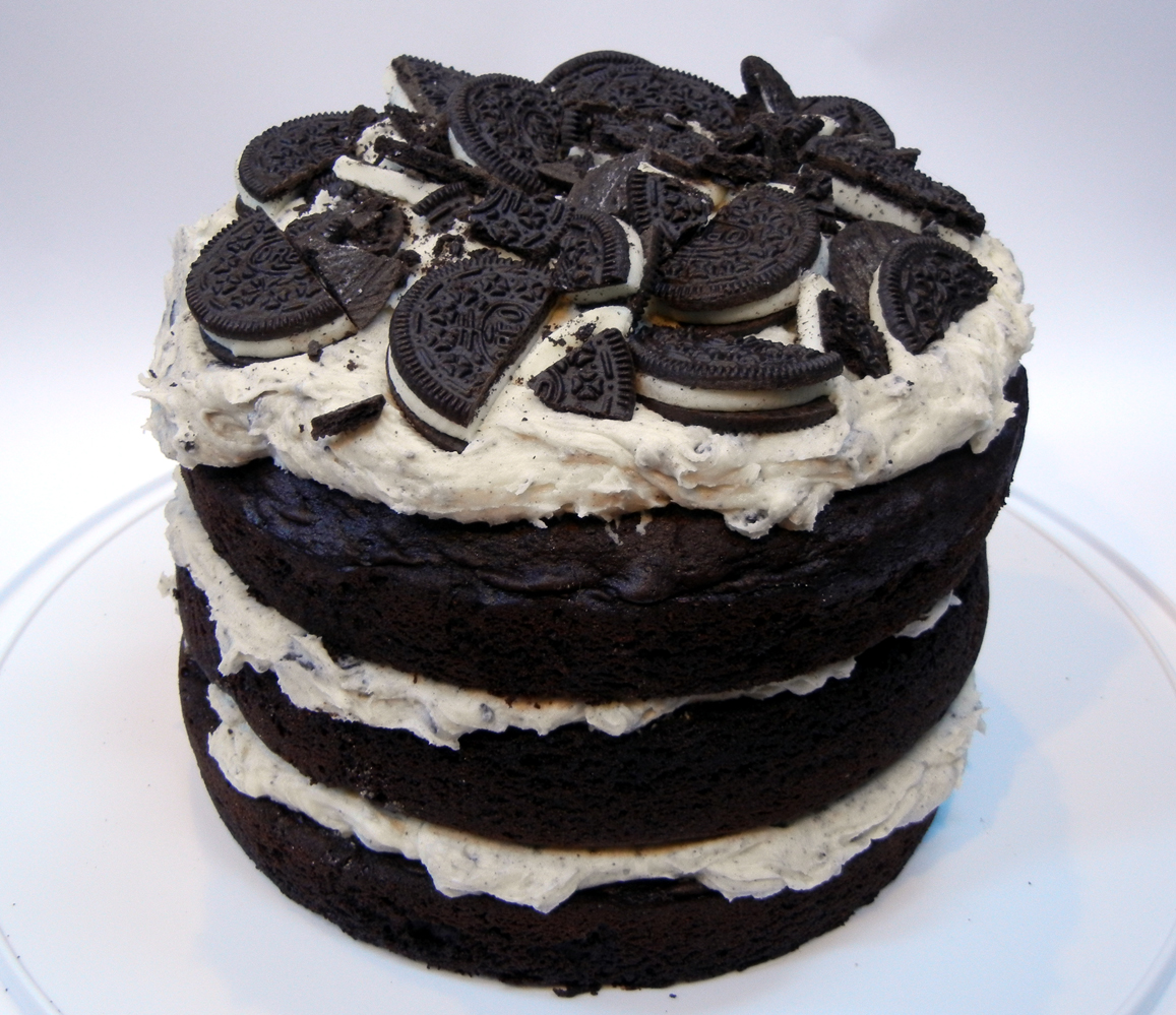 Naked Oreo cake – ronna's cake blog